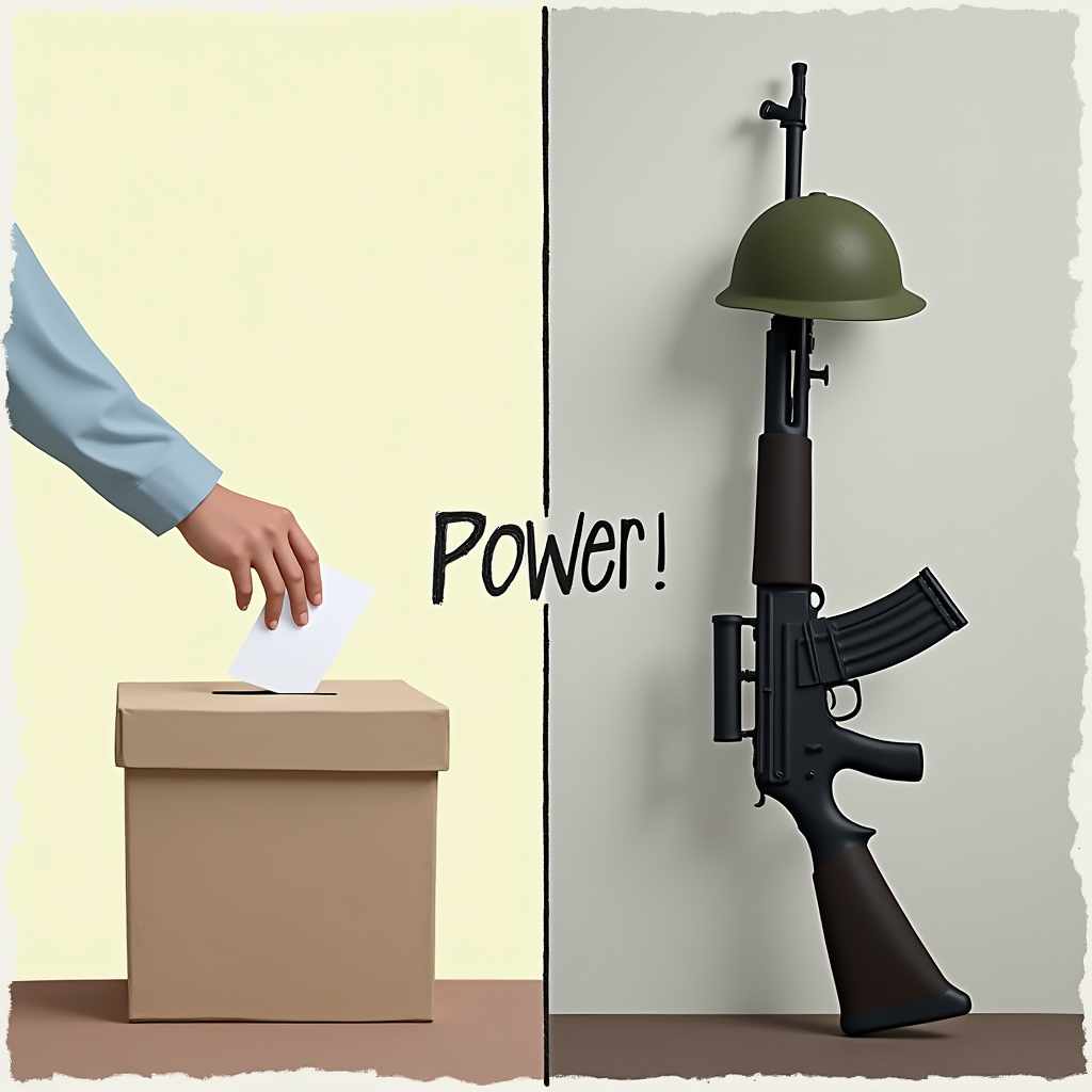 Power Comes from the Barrel of a Gun Versus Power Comes from the Ballot: A Comparison and Reflection on Two Paths to Regime Change